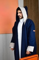 فروه دبل فيس لون كحلي مع سكري