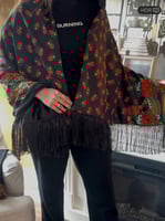 شال الروز دبل فيس وجه مخمل وجه روز