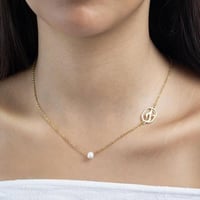 سلسال مع لؤلؤ الاسم حسب الطلب