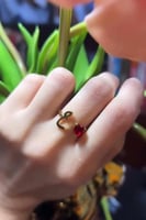 خاتم بالحرف تصميم فخامة مع تصميم القلب