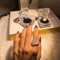 خاتم نسائي بالاسم حجر الماربل