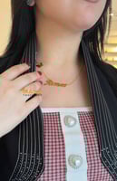 سلسال رقبة بالاسم و شكل الفراشة