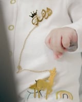 بروش اطفال و مواليد شكل غزال بالاسم