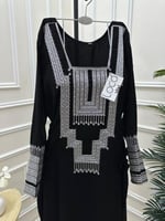 جلابيه تاسيس باللون الأسود