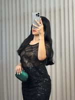 طقم سهره باللون الأسود