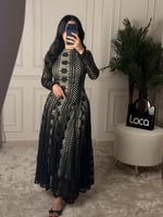 فستان ناعم بلون اسود