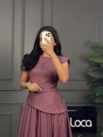 فستان ناعم بقصه مميزه