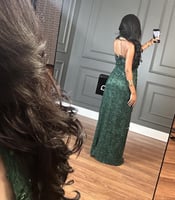 فستان سهره اخضر