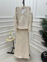 فستان ناعم مع جاكيت