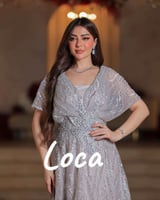 فستان سهره وتطريز مميز