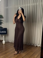 فستان ناعم دانتيل