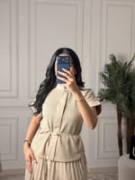 طقم ناعم بيج