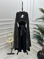 جلابيه ميد راقيه بأكمام مميزه