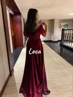 فستان سهره مخمل مطرز