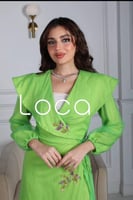 جلابية باللون الأخضر الفاتح