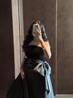 فستان سهره اسود توب