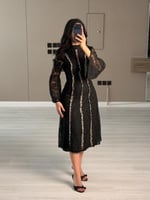 فستان ناعم ميدي