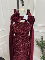 فستان سهره احمر