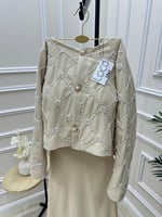 فستان ناعم بيج مكون من قطعتين