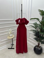 فستان سهره احمر