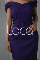 فستان ليلكي