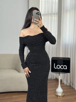 فستان ليل باريس الناعم من لوكا