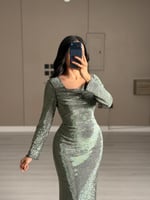 فستان سهره ببريق راقي