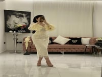 فستان ناعم قصير بتصميم مميز