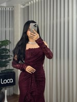 فستان سهره دانتيل ناعم