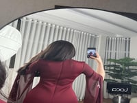 فستان بتطريز ناعم