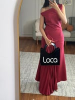 فستان عودي ناعم