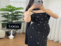 فستان سهره مع شال