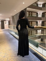 فستان ناعم باكمام