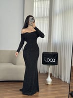 فستان ليل باريس الناعم من لوكا