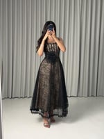 فستان ناعم اسود