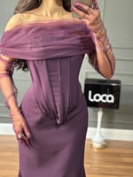 فستان عروس البنفسج