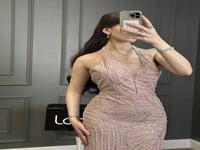 فستان سهره وردي