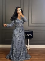 فستان سهره باكمام