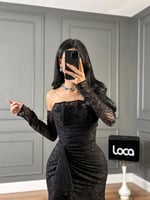 فستان سهره دانتيل ناعم