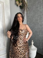 فستان سهره تايجر(نمري)ترتر انيق مع شال