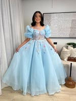 فستان سهره سماوي