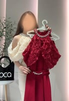 فستان ناعم بلونين