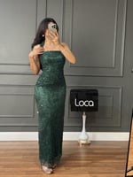 فستان زمرد السهره