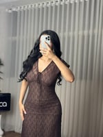 فستان ناعم دانتيل