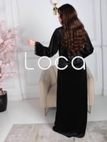 جلابيه مطرزه باللون الأسود