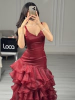 فستان سهره احمر