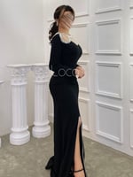 فستان ناعم بتطريز مميز