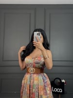 فستان كت مشجر من لوكا فاشن