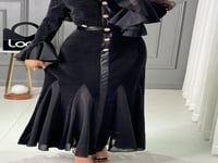 فستان ناعم باكمام من لوكا