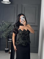 فستان سهره من بوكت مع شال